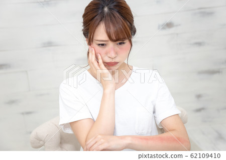 皮膚麻煩曬傷 62109410