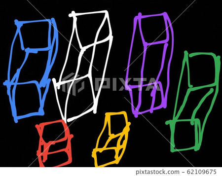 Very beautiful and attractive colorful modern art lining work Very beautiful and attractive colorful modern art lining work 62109675