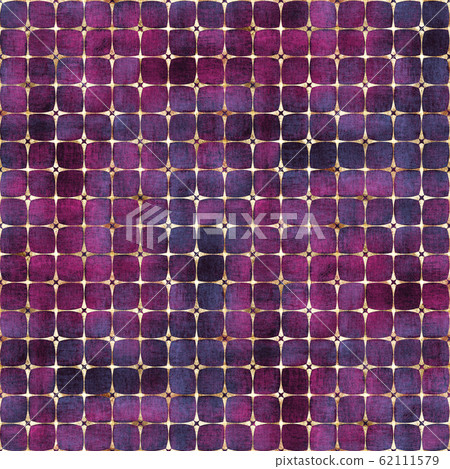 Watercolor abstract geometric purple pink stripe 62111579