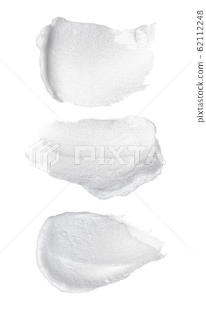 White cream sample. White cream sample. 62112248