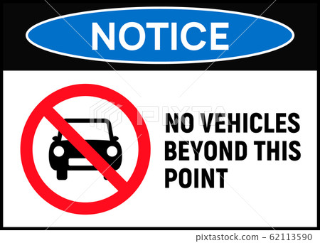 Car forbidden icon, vehicle prohibited symbol sign, no car parking 62113590