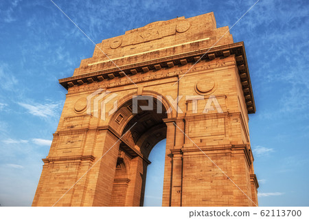 india gate during sunset india gate during sunset 62113700