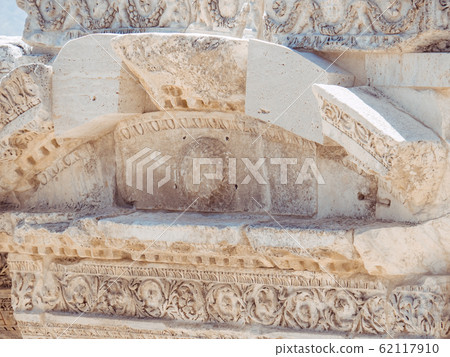 Hierapolis City Ruin in Turkey in Pamukkale. Hierapolis City Ruin in Turkey in Pamukkale. 62117910