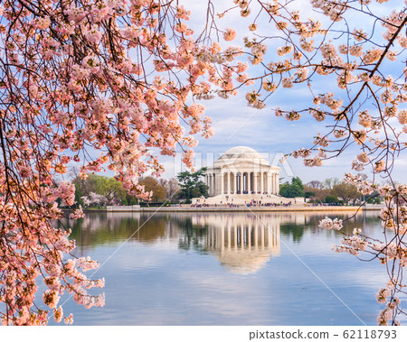 Washington, DC at the Tidal Basin and Jefferson 62118793