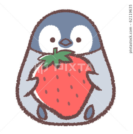 Strawberry penguin chick 62119635