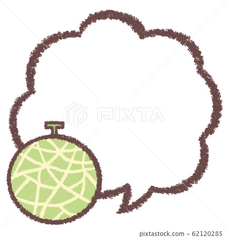 Melon frame - Stock Illustration [62120285] - PIXTA