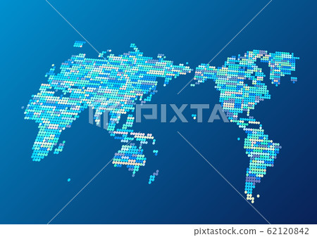 網絡數字網絡世界地圖背景 62120842
