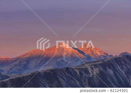sunrise in Fagaras Mountains, Romania 62124301