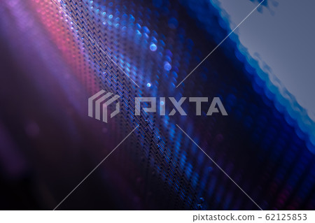 CloseUp LED blurred screen. LED soft focus CloseUp LED blurred screen. LED soft focus 62125853