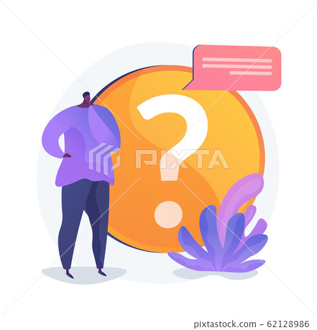 Website FAQ section vector concept metaphor 62128986