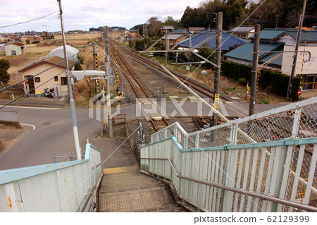 Otogawa Railroad Crossing as Seen from the Overpass at Narita Line Oto Station (2) 62129399