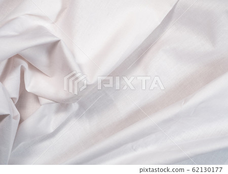 White textile, close up view, an abstract 62130177