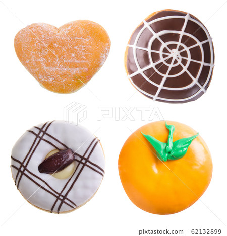 donut or donut isolated on white background new. 62132899