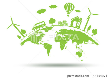 Concept of environmental protection - 3d rendering 62134071