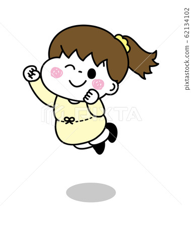 Jumping girl 03 62134102