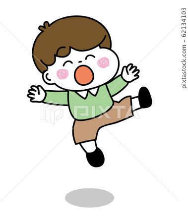 Jumping boy 03 62134103