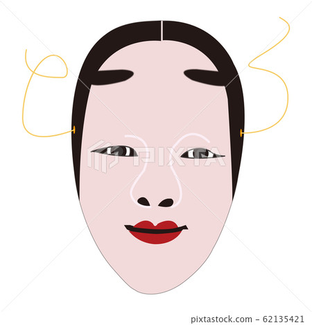 Noh mask 62135421