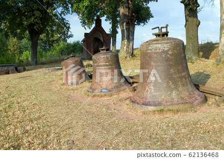 Church bells laid in the landscape Church bells laid in the landscape 62136468
