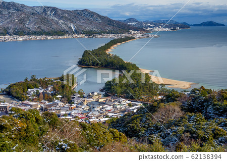 Amanohashidate with snow scene Amanohashidate with snow scene 62138394