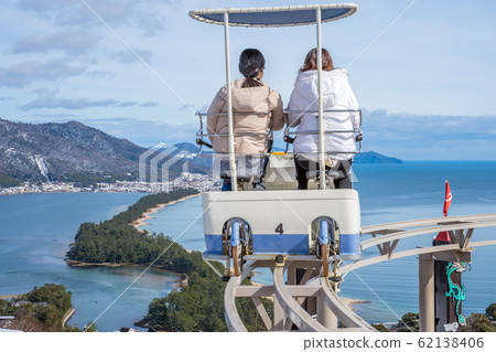 Amanohashidate with snow scene Amanohashidate with snow scene 62138406