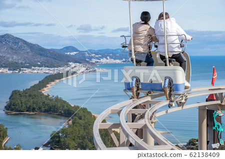 Amanohashidate with snow scene Amanohashidate with snow scene 62138409