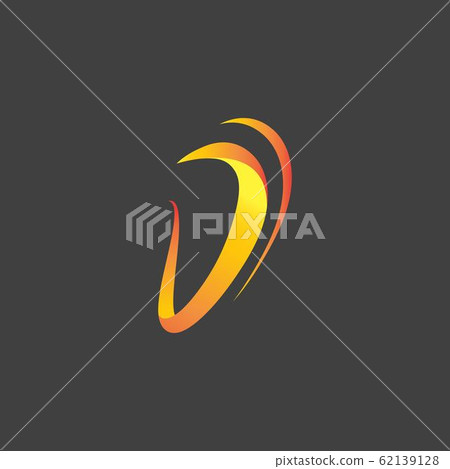 V Letter icon Template vector 62139128