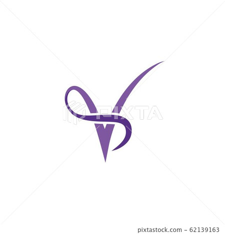 V Letter icon Template vector 62139163