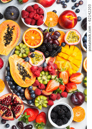 Delicious rainbow fruits Delicious rainbow fruits 62142203