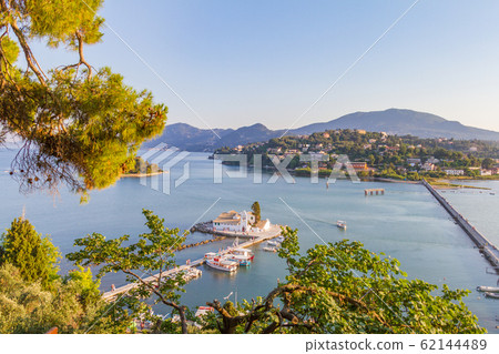 Vlacherna Monastery and Mouse Island, Corfu, Greece Vlacherna Monastery and Mouse Island, Corfu, Greece 62144489