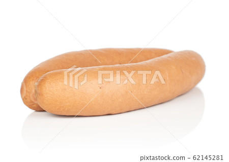 German pork sausage isolated on white 62145281