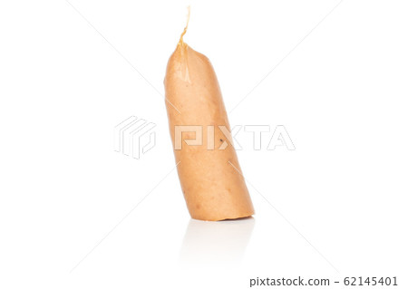 German pork sausage isolated on white 62145401