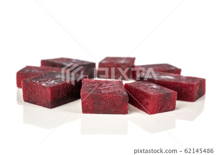 Raw sweet beetroot isolated on white Raw sweet beetroot isolated on white 62145486