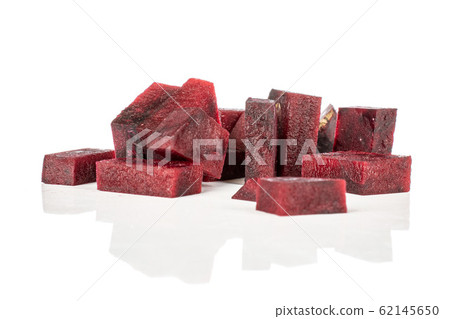 Raw sweet beetroot isolated on white 62145650