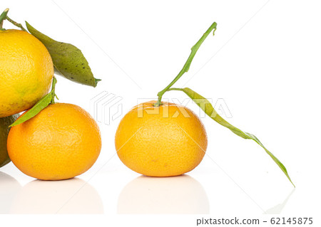 Fresh orange mandarin isolated on white Fresh orange mandarin isolated on white 62145875