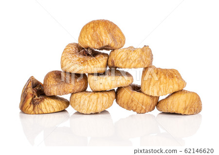 Dried fig fruit isolated on white Dried fig fruit isolated on white 62146620