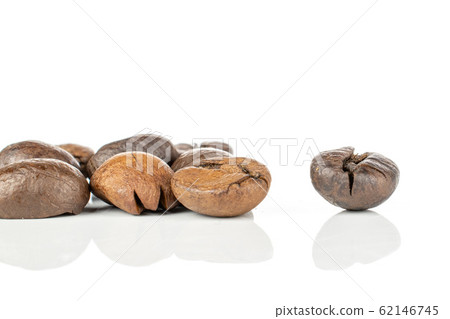 Fresh coffee bean isolated on white 62146745