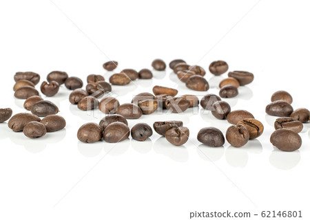 Fresh coffee bean isolated on white Fresh coffee bean isolated on white 62146801