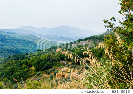 Panoram view of Cilento National Park near Panoram view of Cilento National Park near 62148016