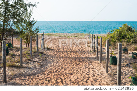 The beach in Nhulunbuy town of Arnhem land in the Northern Territory state of Australia. 62148956