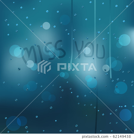 water droplets background on wet glass water droplets background on wet glass 62149438