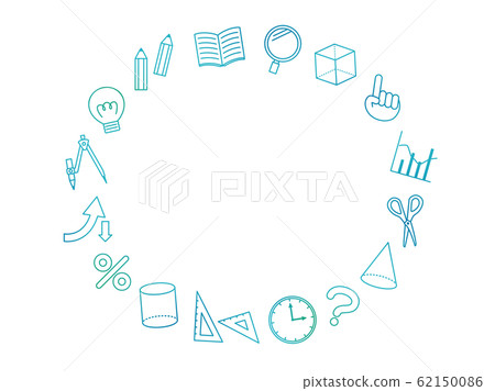 Study icon frame Study icon frame 62150086