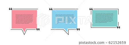 Quote text bubble or note, box or template. Quote text bubble or note, box or template. 62152659