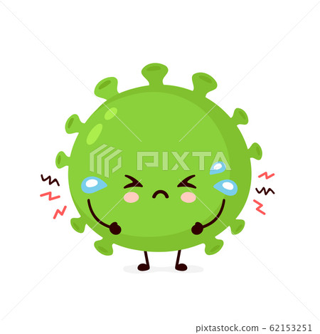 Cute sad cry good probiotic bacteria 62153251
