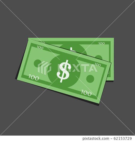 Vector Dollar sign flat icon Vector Dollar sign flat icon 62153729