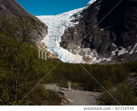 Glacier in spring, Norway Glacier in spring, Norway 62154339