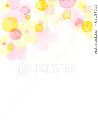 Background _ watercolor polka dot _ yellow pink _ postcard vertical Background _ watercolor polka dot _ yellow pink _ postcard vertical 62154515