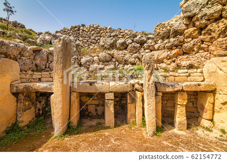 The Ggantija temples on Gozo island near Malta. 62154772