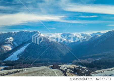 Snowy winter landscape. Snowy winter landscape. 62154785