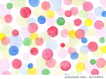 Background _ watercolor polka dot _ colorful 62154955