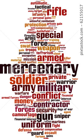 Mercenary word cloud 62155017